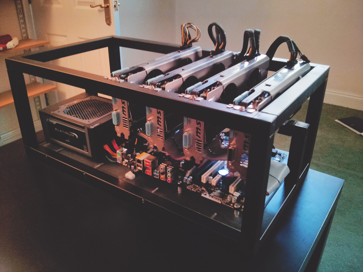 lite coin mining rig