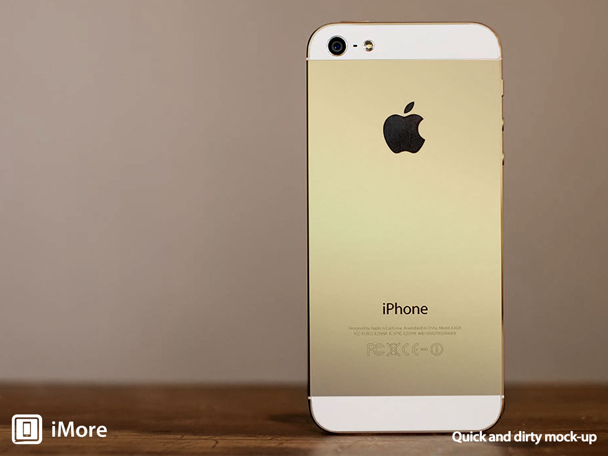 Gold iPhone 5