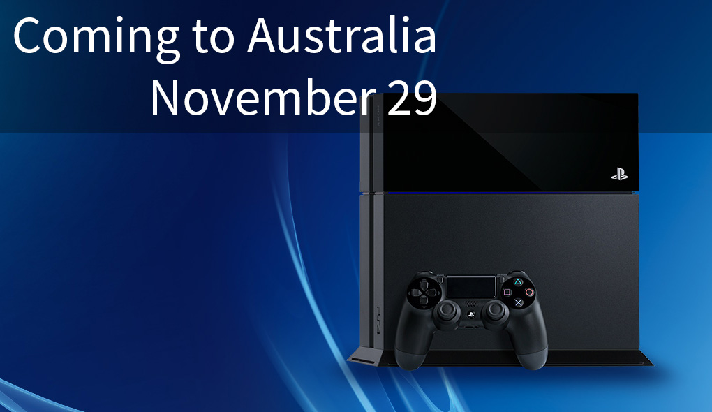 Playstation 4 Coming to Australia November 29th